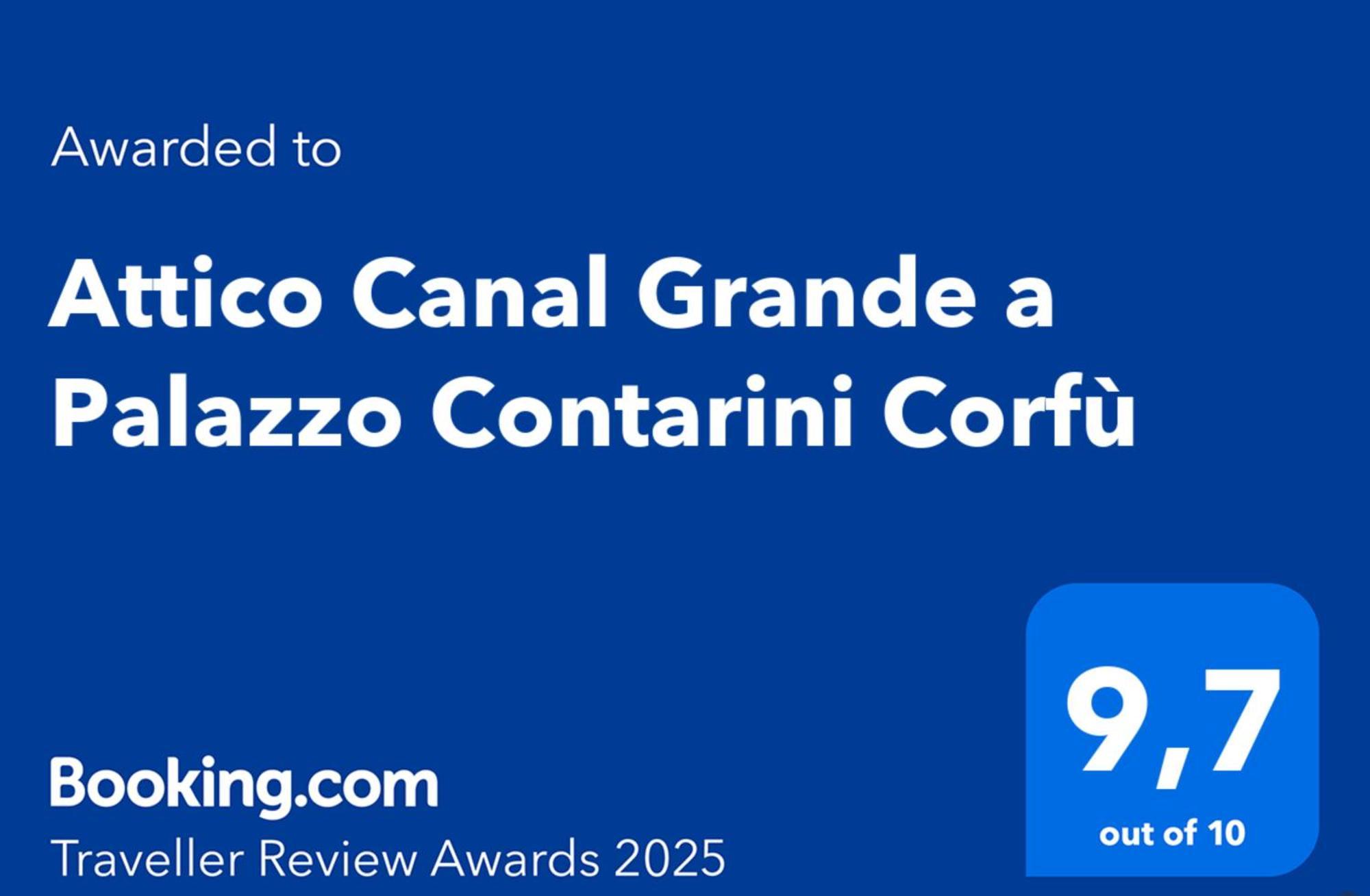 Attico Canal Grande A Palazzo Contarini Corfu Appartement *