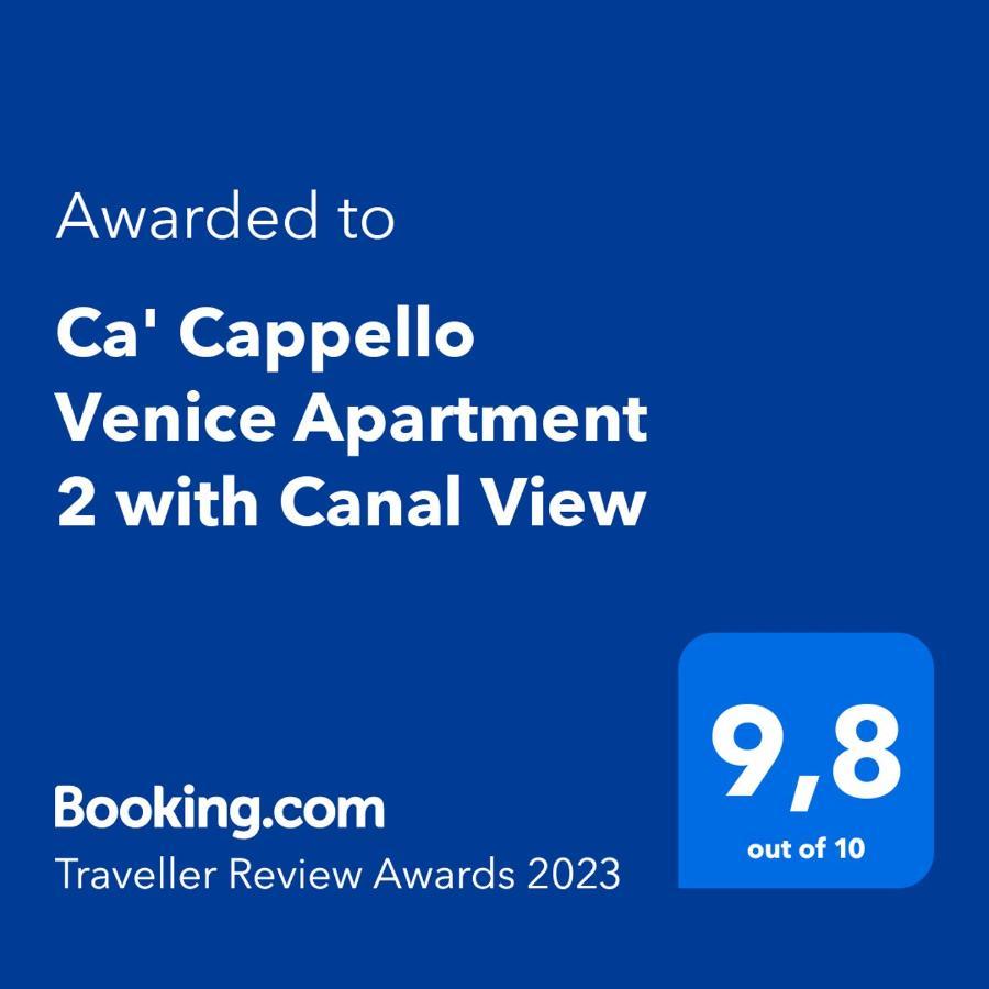 Appartamento Ca' Cappello 2 With Canal View *