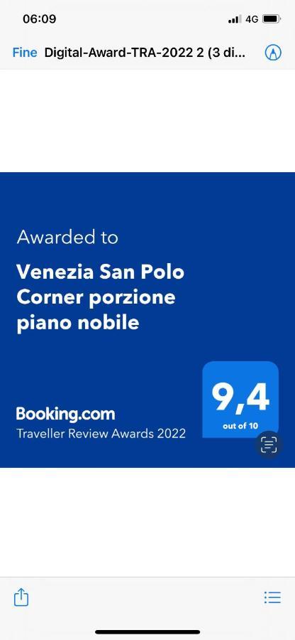San Polo Corner Porzione Piano Nobile Appartement