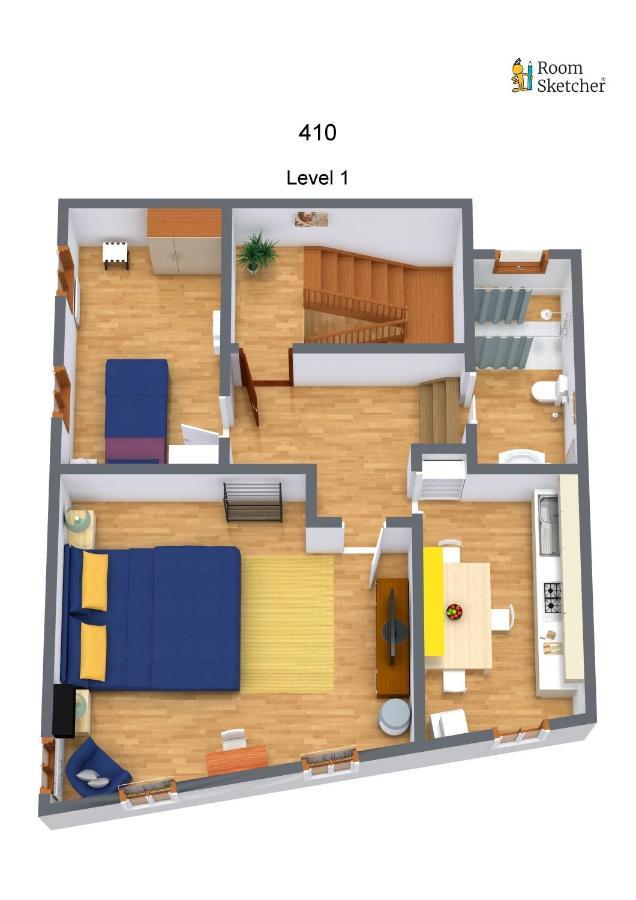 410 San Polo Roky Wifi Center Apartment *