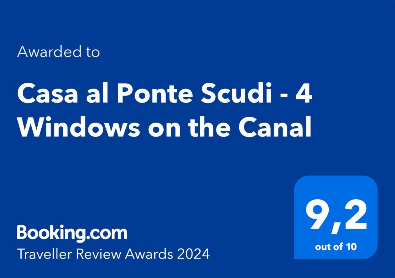 Casa Al Ponte Scudi - 4 Windows On The Canal Appartamento