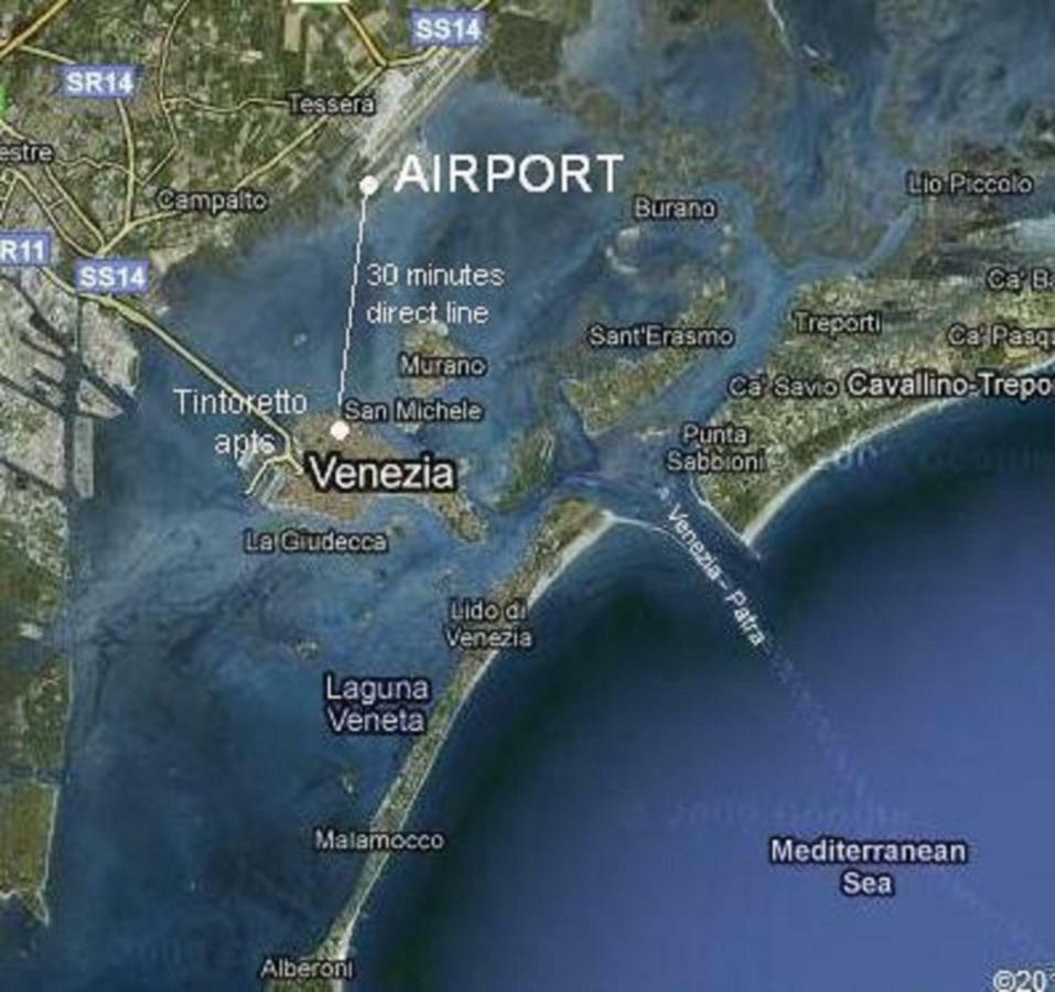 Tintoretto 1 Con Terrazza Sopra Il Tetto, 3 Bagni, 3 Grandi Da Letto, Super Nuovo * Venezia