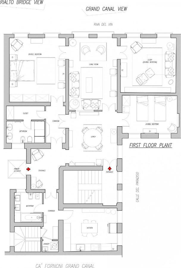 Appartement Ca' Fornoni Grand Canal Venetië