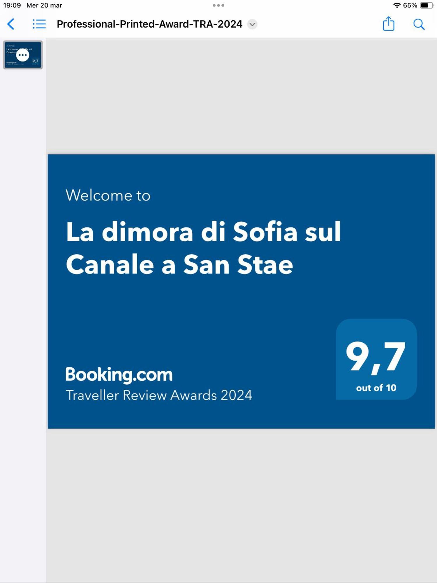 La Dimora Di Sofia Sul Canale A San Stae Venezia