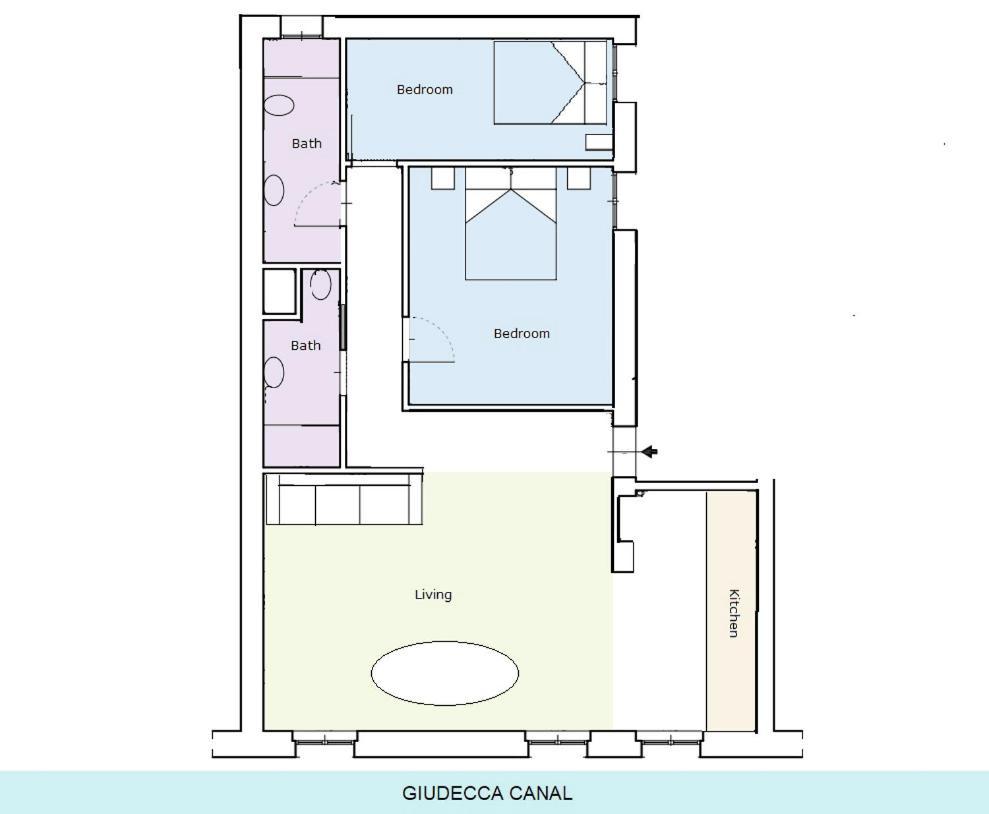 3 Windows On St Mark - Waterfront Apartment Venedig
