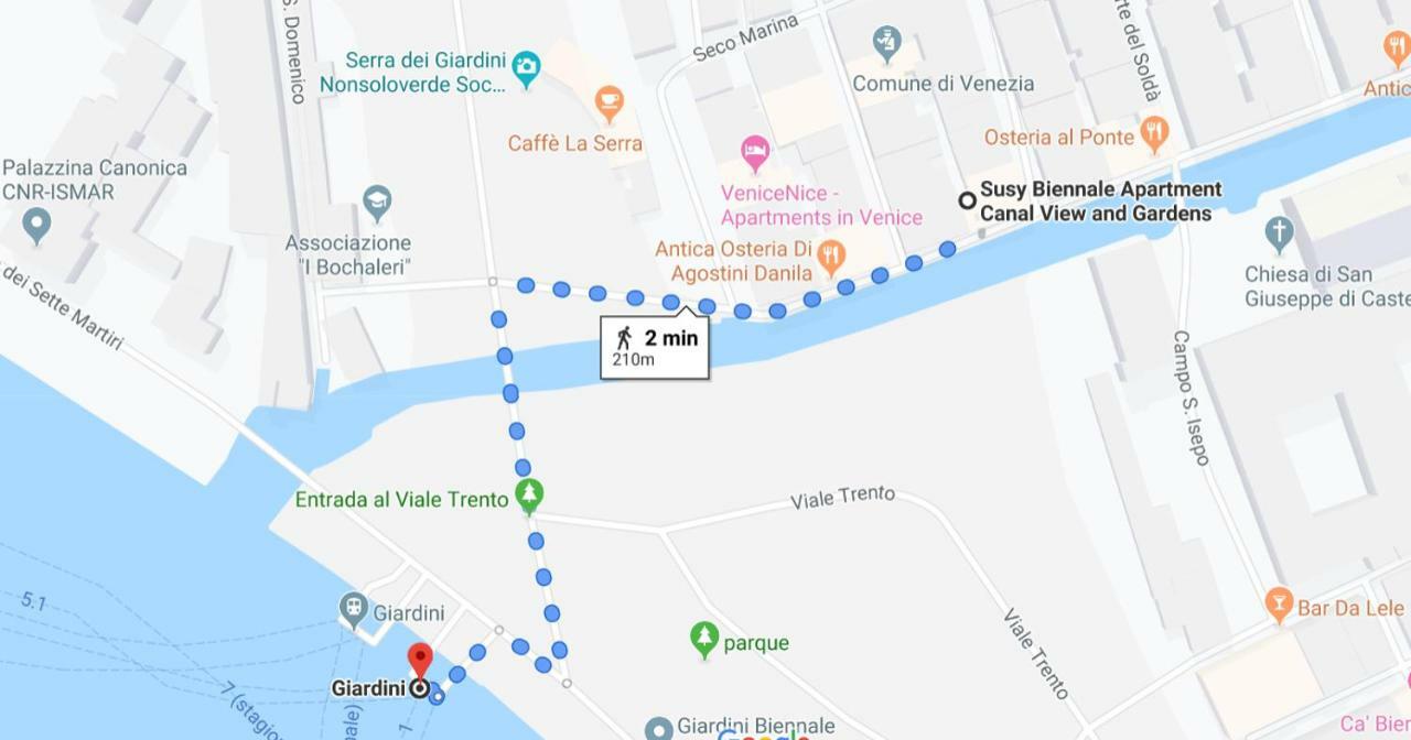 Appartamento Susy Biennale - Canal View And Garden Venezia